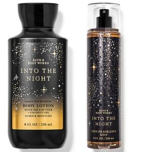 Bath & Body Works Into the Night Body Lotion & Fine Fragrance Mist Set NEW